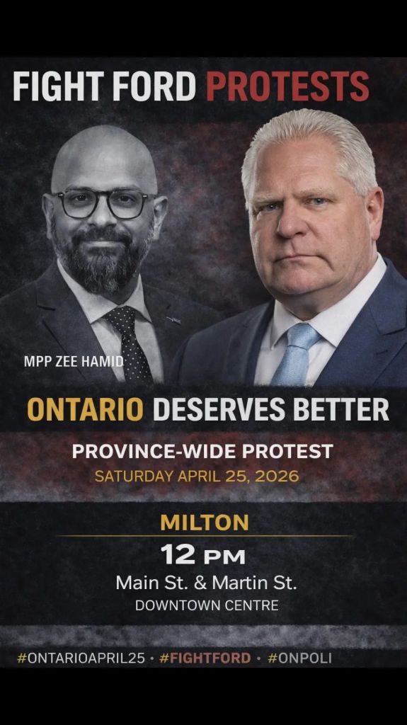 Poster for the location "12 PM - Milton - Main St & Martin St - Downtown Centre"