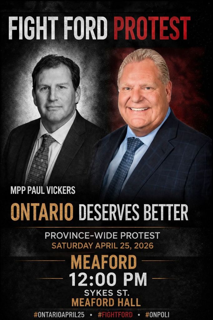 12 PM - Meaford - Sykes St - Meaford Hall - mpp paul vickers
