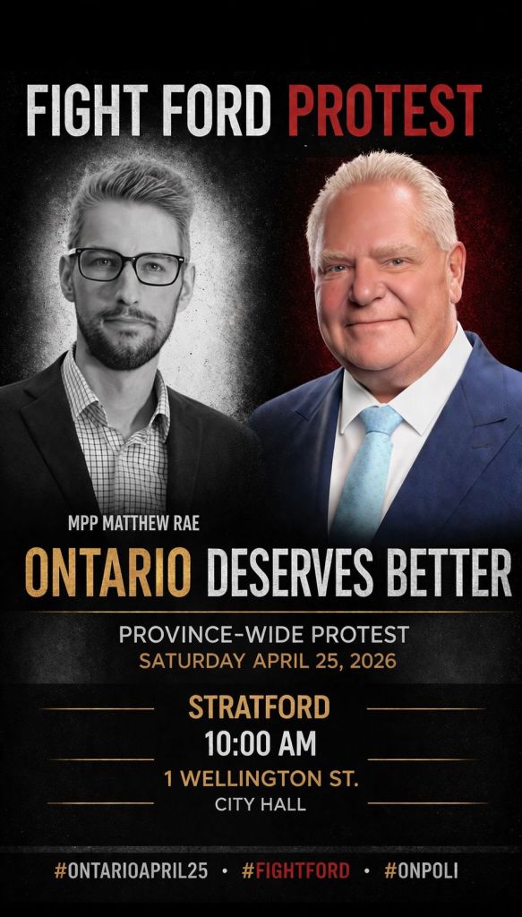 Poster for the location "10 AM - Stratford - 1 Wellington St - City Hall"